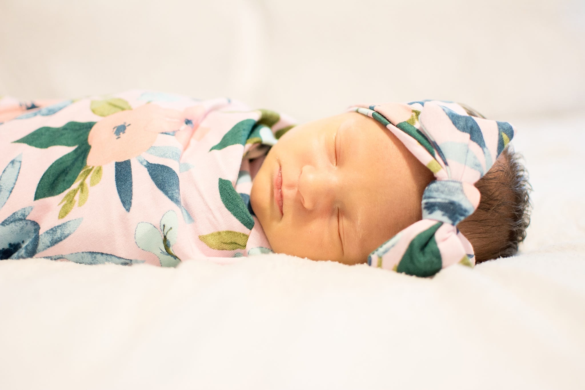 newborn baby in home lifestyle photography