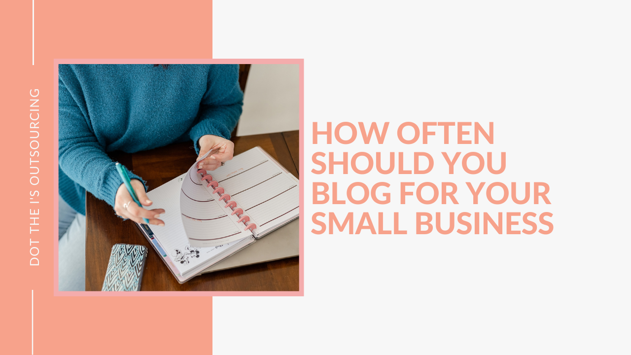 How often should you blog for your small business? Content writer Kristina Dowler shares a quick tip about blogging for your business